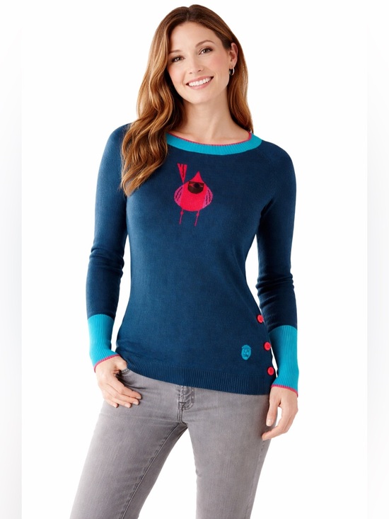 Smartwool Sweaters - Smartwool Charley Harper Cardinal Sweater Merino Wool Intarsia XS S